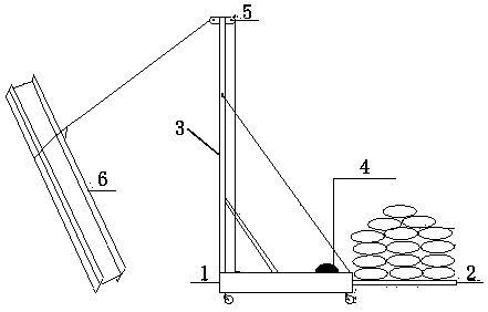 Installation method of two-story steel structure in large-area enclosed workshops