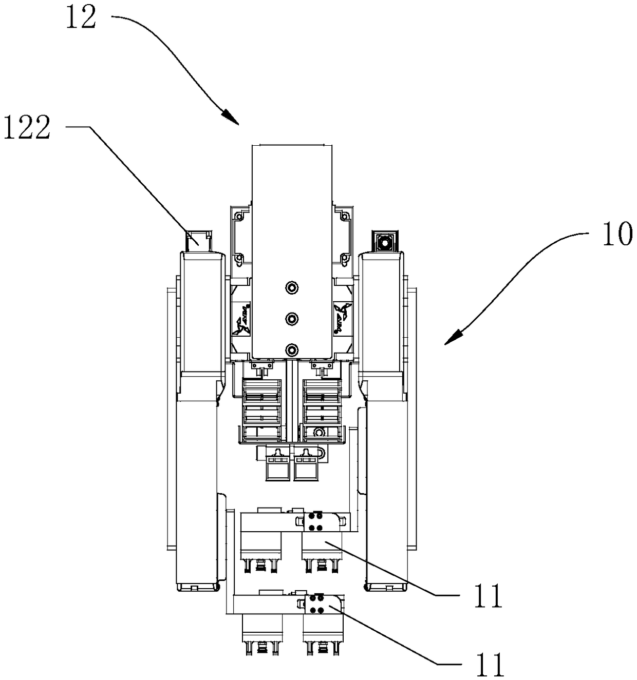 Grippers, fixing and carrying mechanism and special-shaped welding strip feeding device