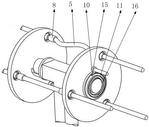 Wire bird nesting-preventing mechanism based on small angle rotating structure