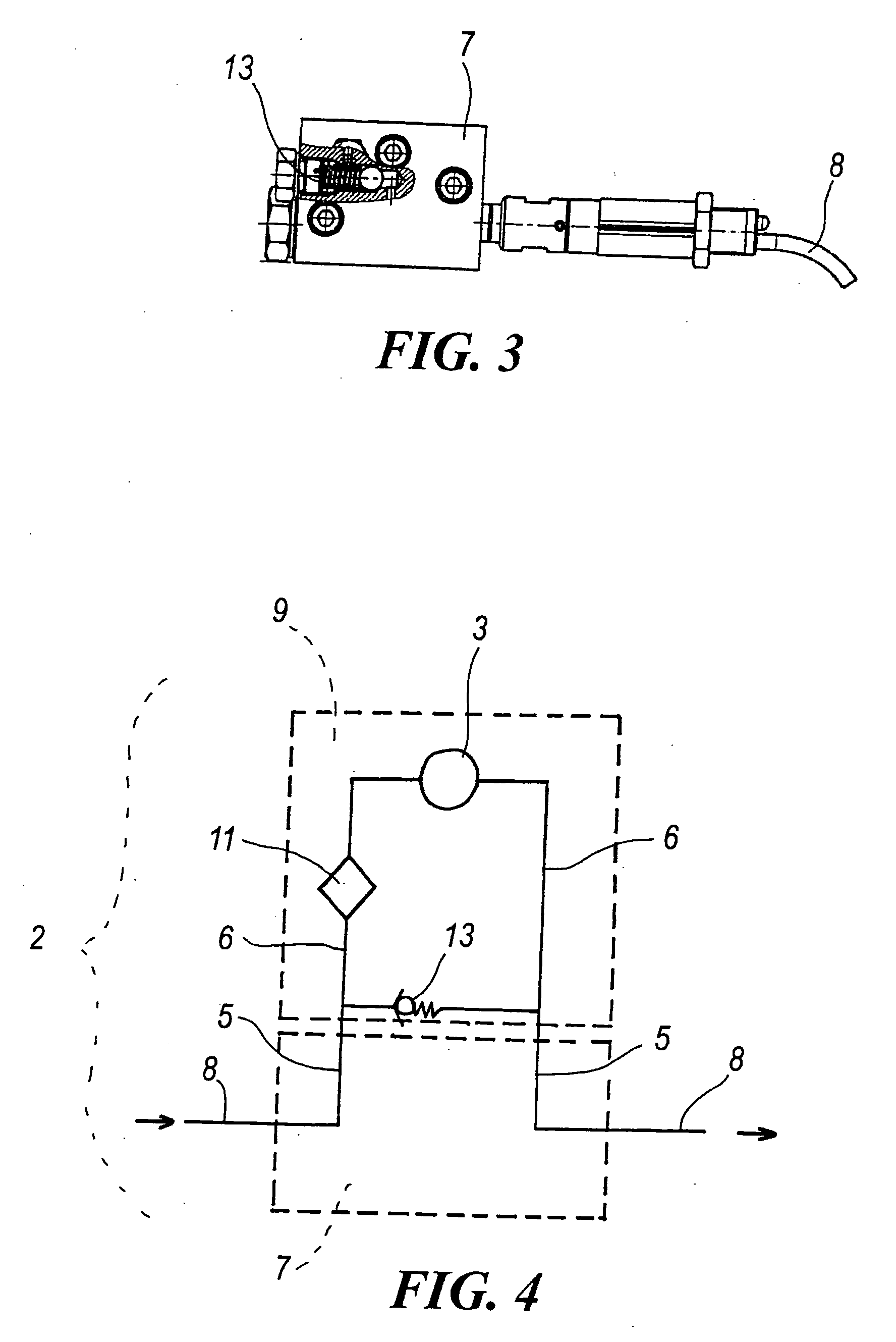 Control device for a fluid flow rate