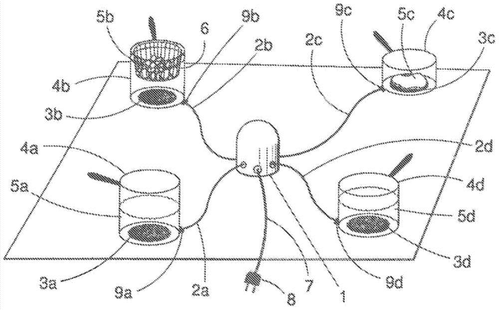 A food cooking device, an electronic library and methods related thereto