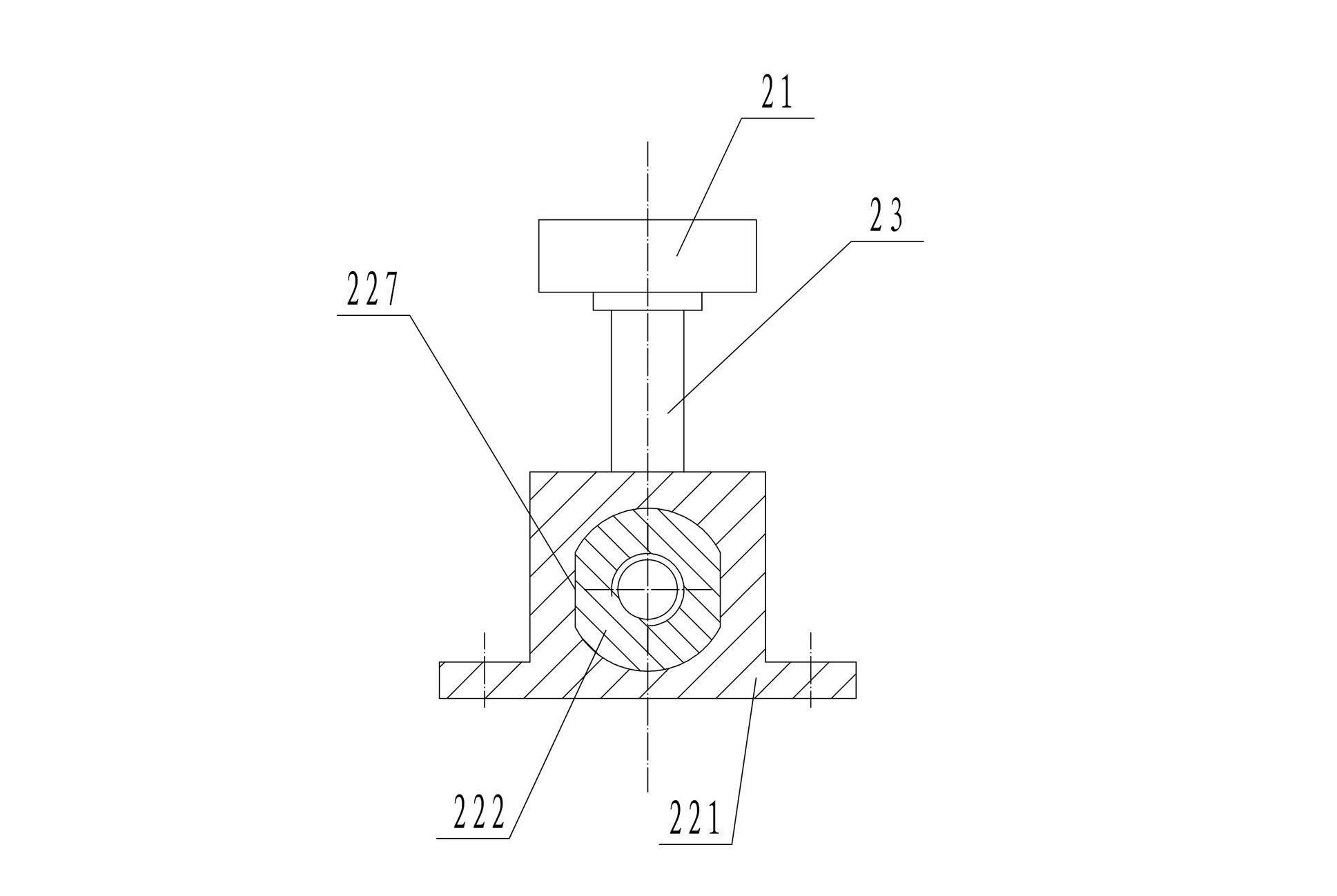 Follow-up brake device for automatic lamp inspection machine