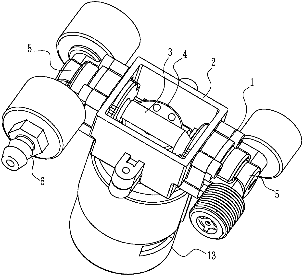 Electric pump valve with lithium battery multi-harmonic superposition voltage unit circuit