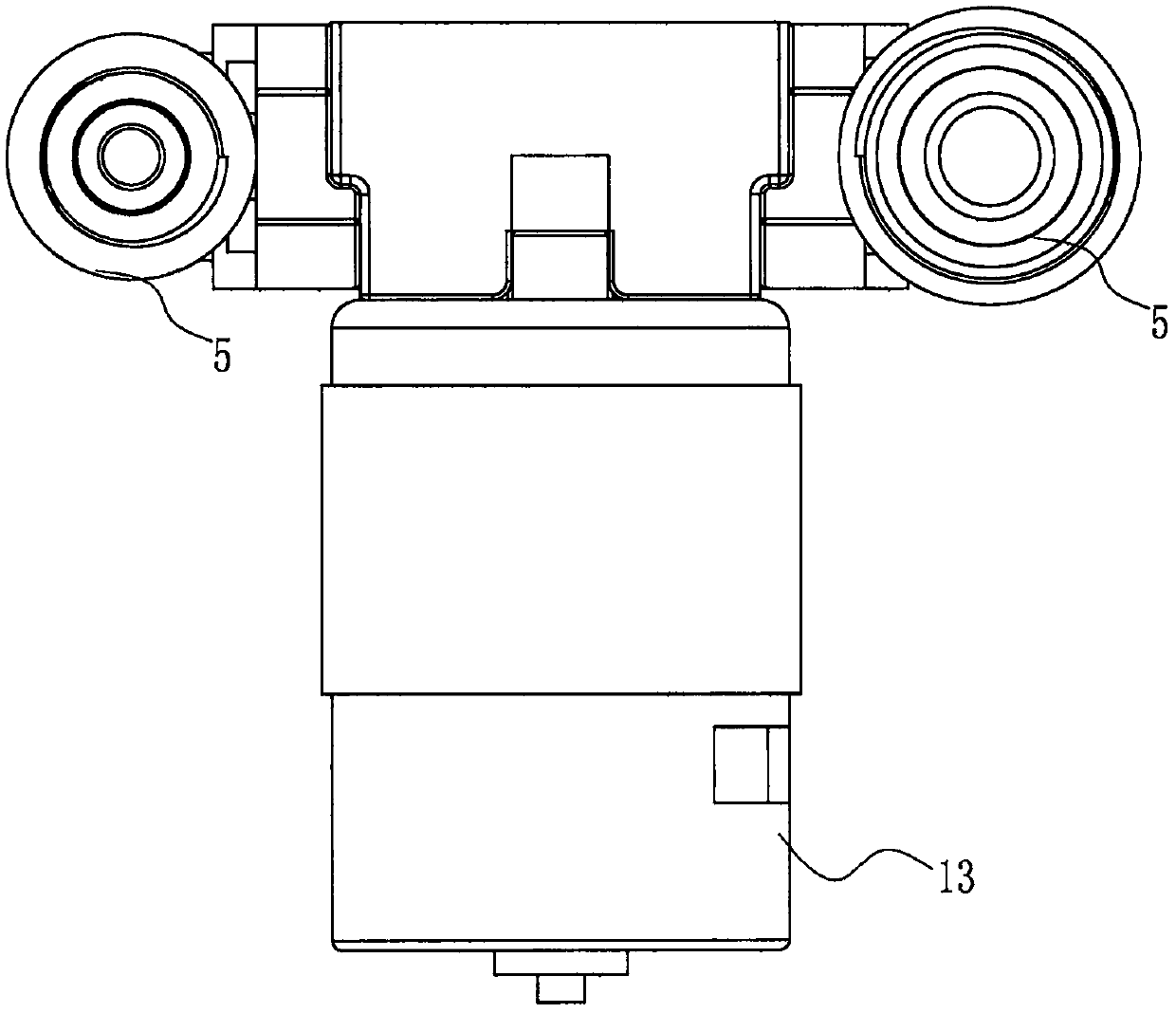 Electric pump valve with lithium battery multi-harmonic superposition voltage unit circuit