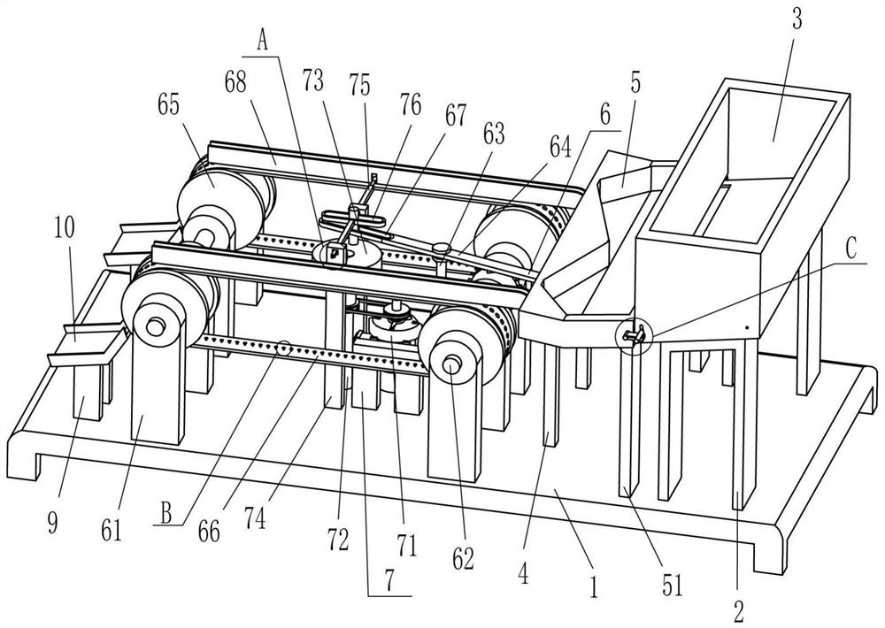 Cross-shaped notching machine for making preserved kumquats