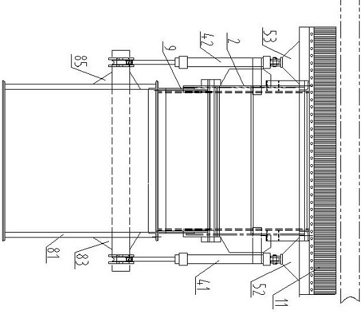 Loading chute device and method based on omnibearing loading