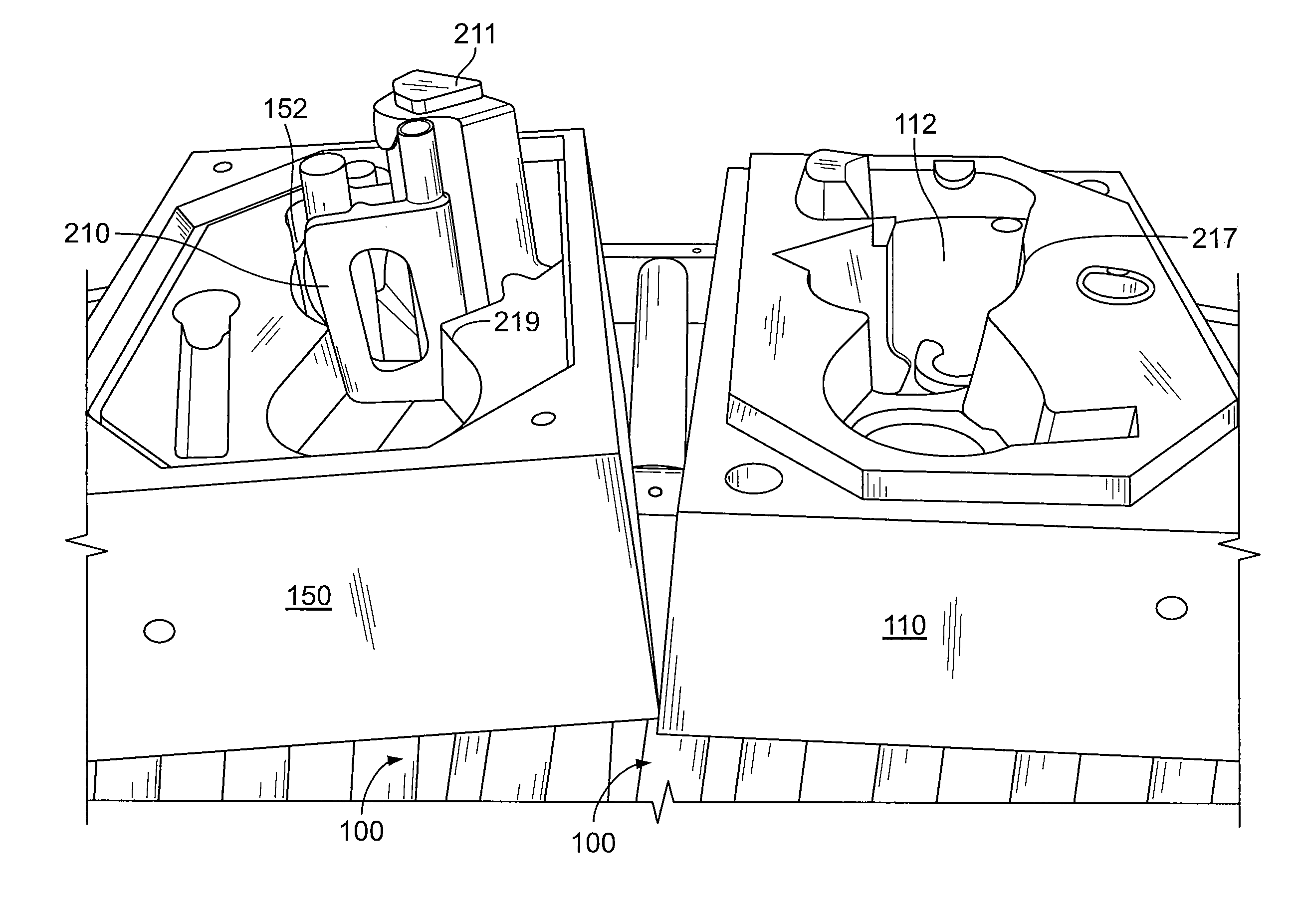 Knuckle formed through the use of improved external and internal sand cores and method of manufacture