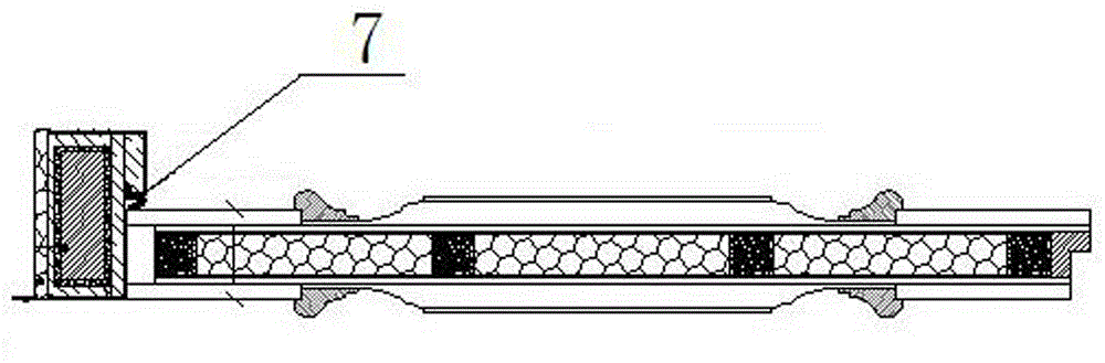 Manufacturing method of steel and wood burglarproof door