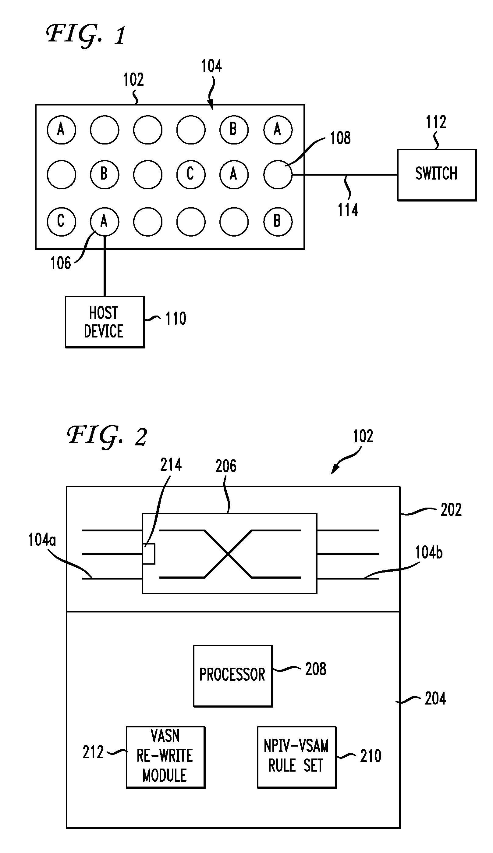 Switch with virtual network identifier re-write capability