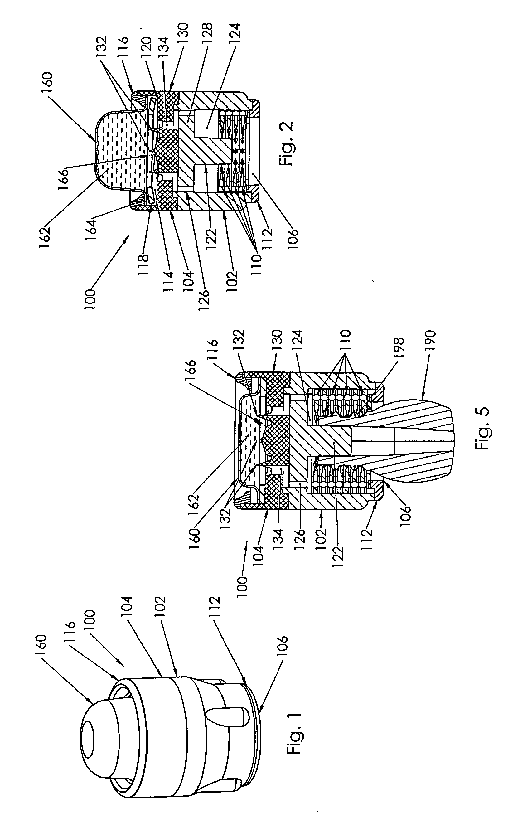 Luer Cleaner with Self-Puncturing Reservoir
