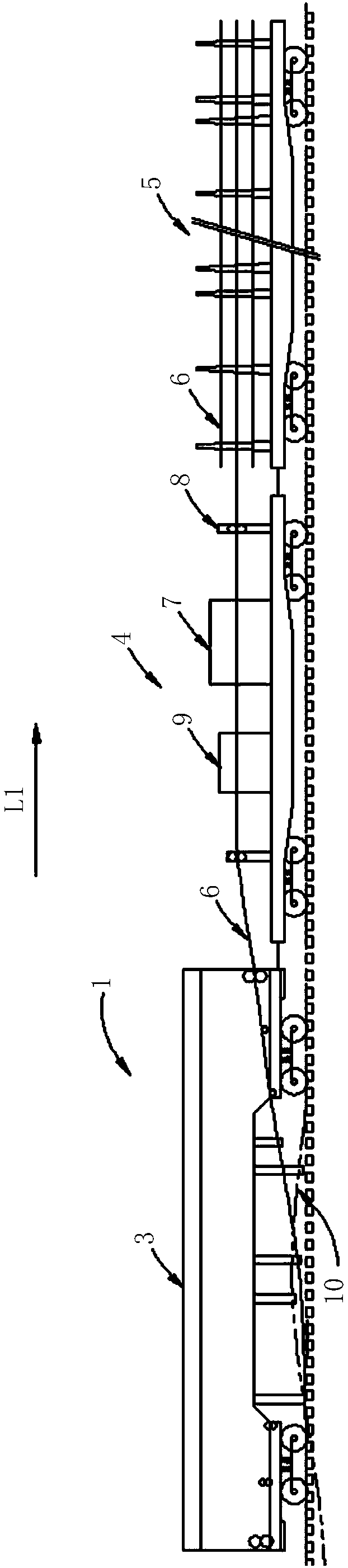 A kind of rail-changing train operation method