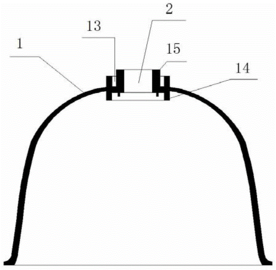 Adsorption type moxibustion head fixing device