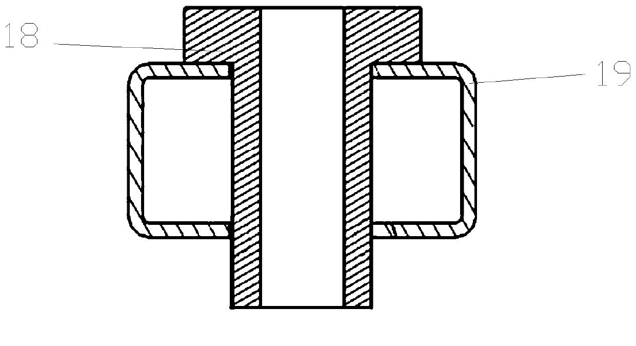 A vehicle body longitudinal beam and sub-frame installation structure