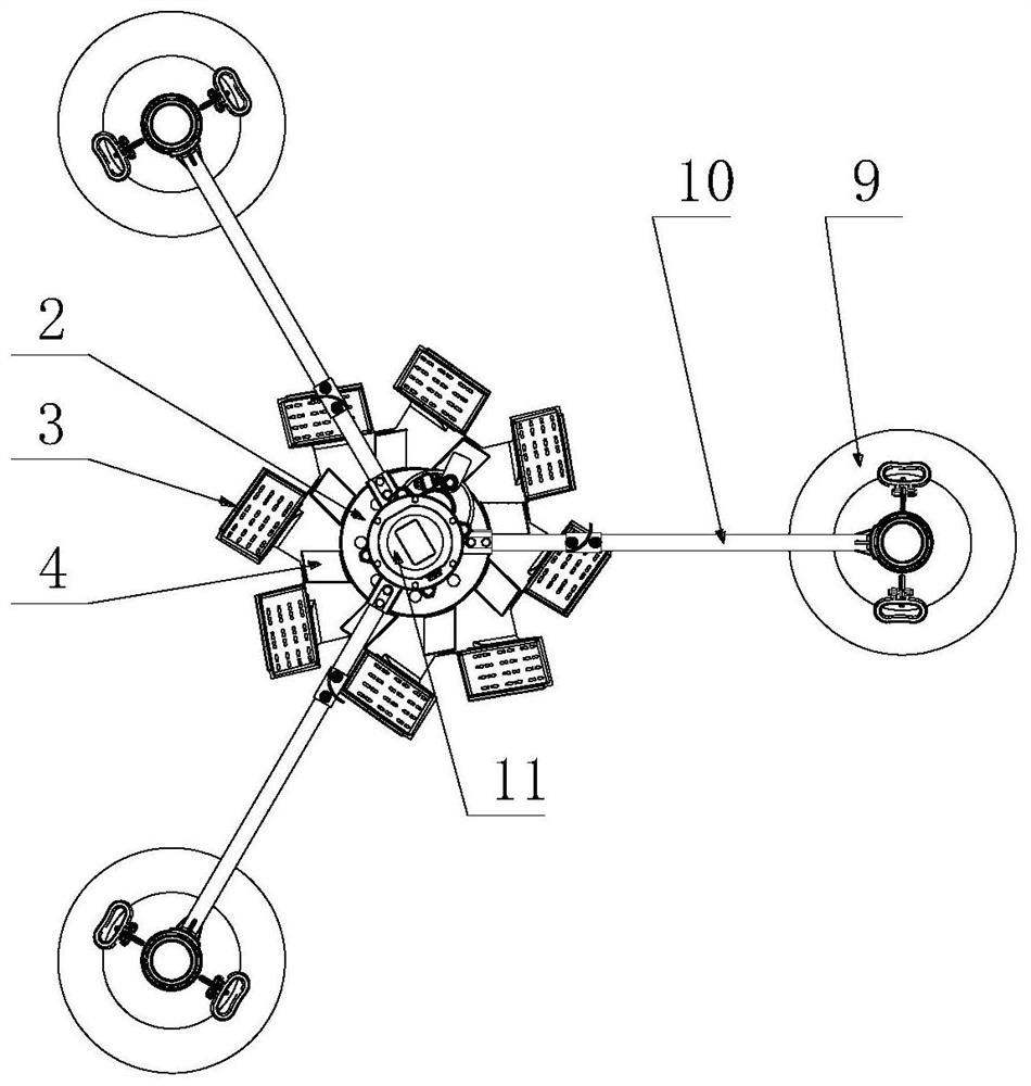 Hydraulic suspension type impeller aerator