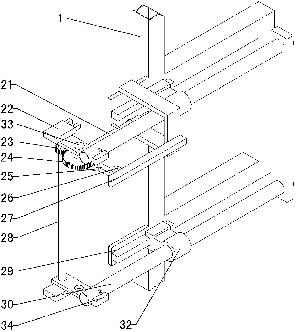 Glass tube conveying mechanism and full-automatic continuous tube-inserting machine using same