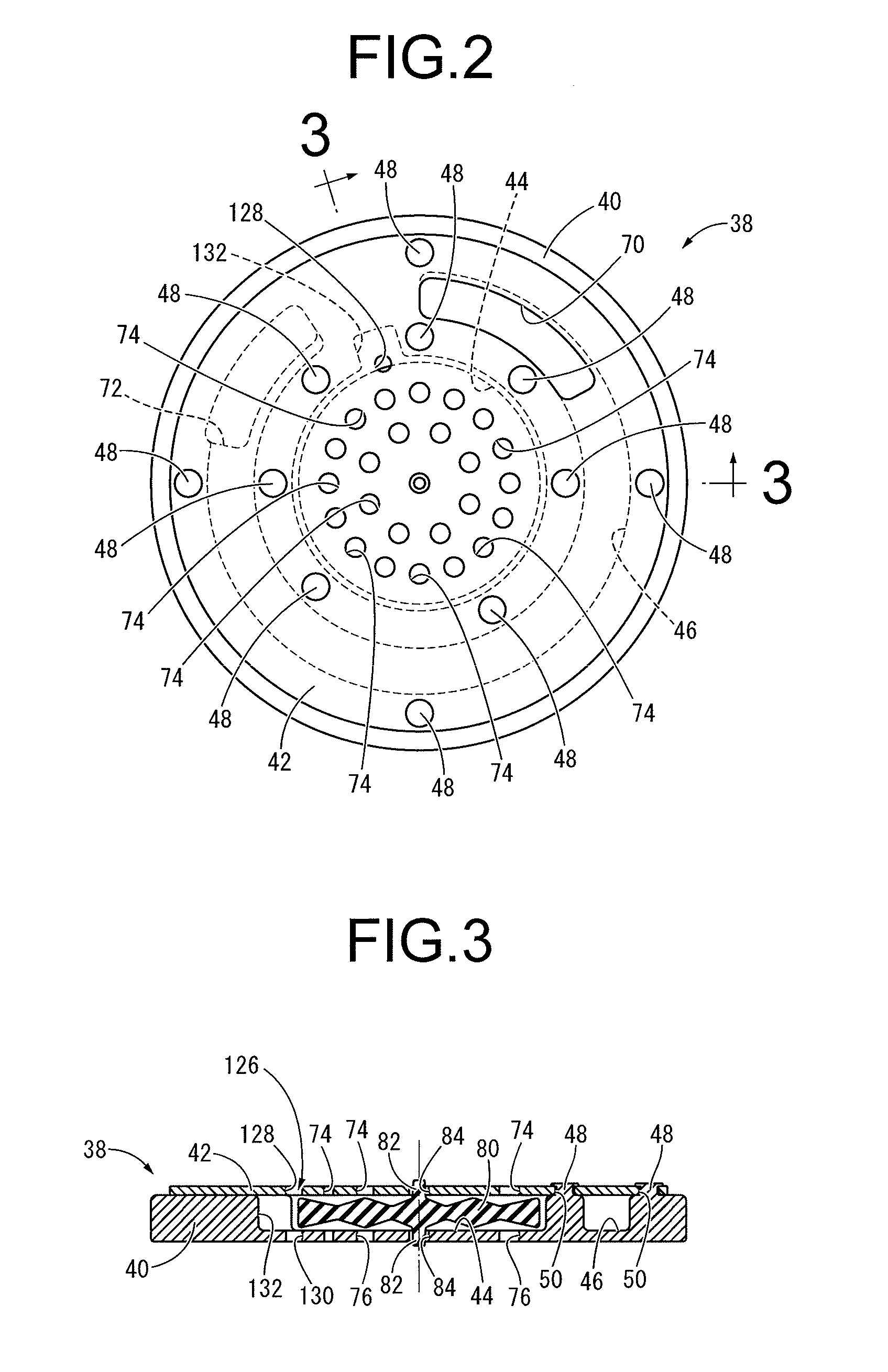 Fluid-filled type active vibration damping device