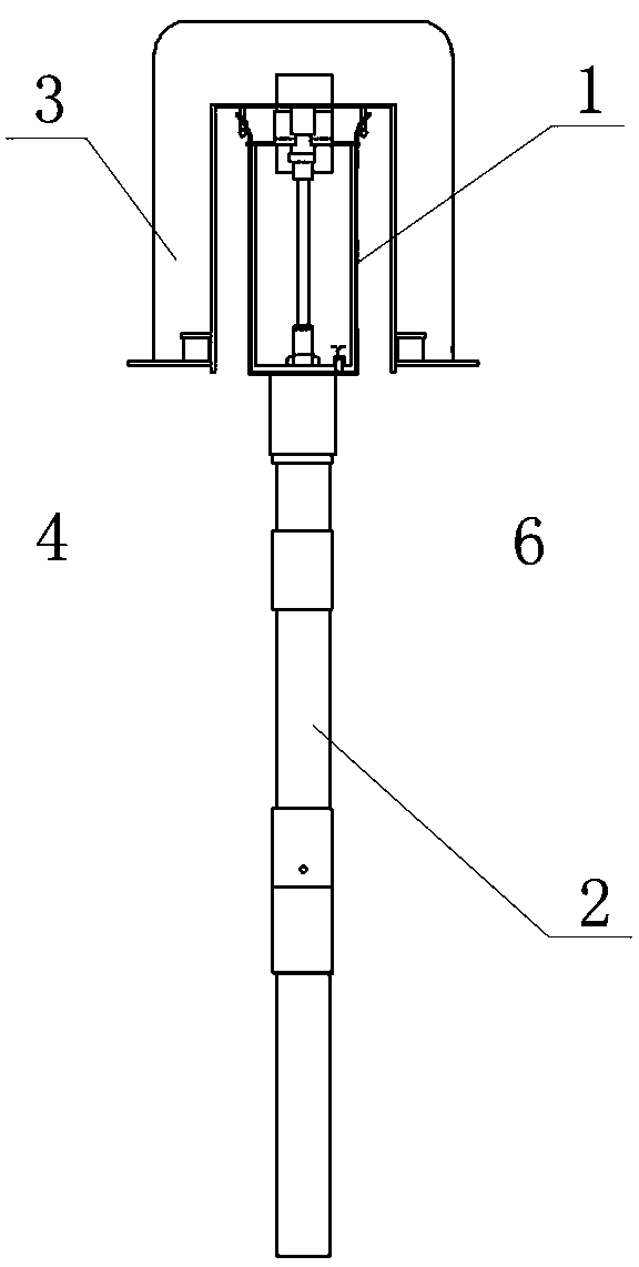 Operating mechanism based on operating rod maintenance type intelligent high-voltage switch