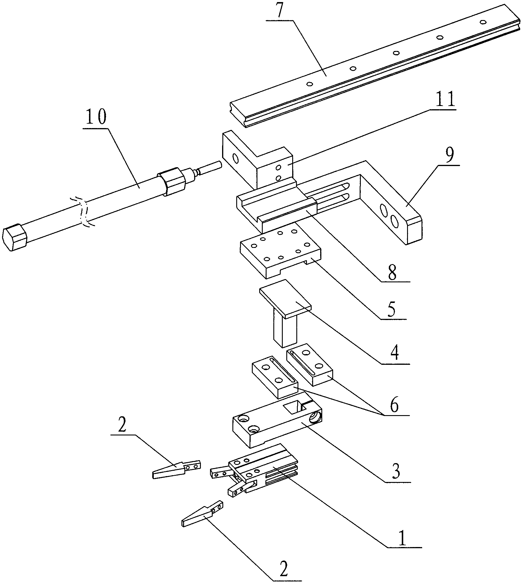 Clamping manipulator of full-automatic winding machine