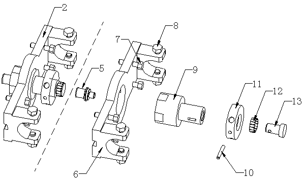 Clamping fixture for outer cylinder parts