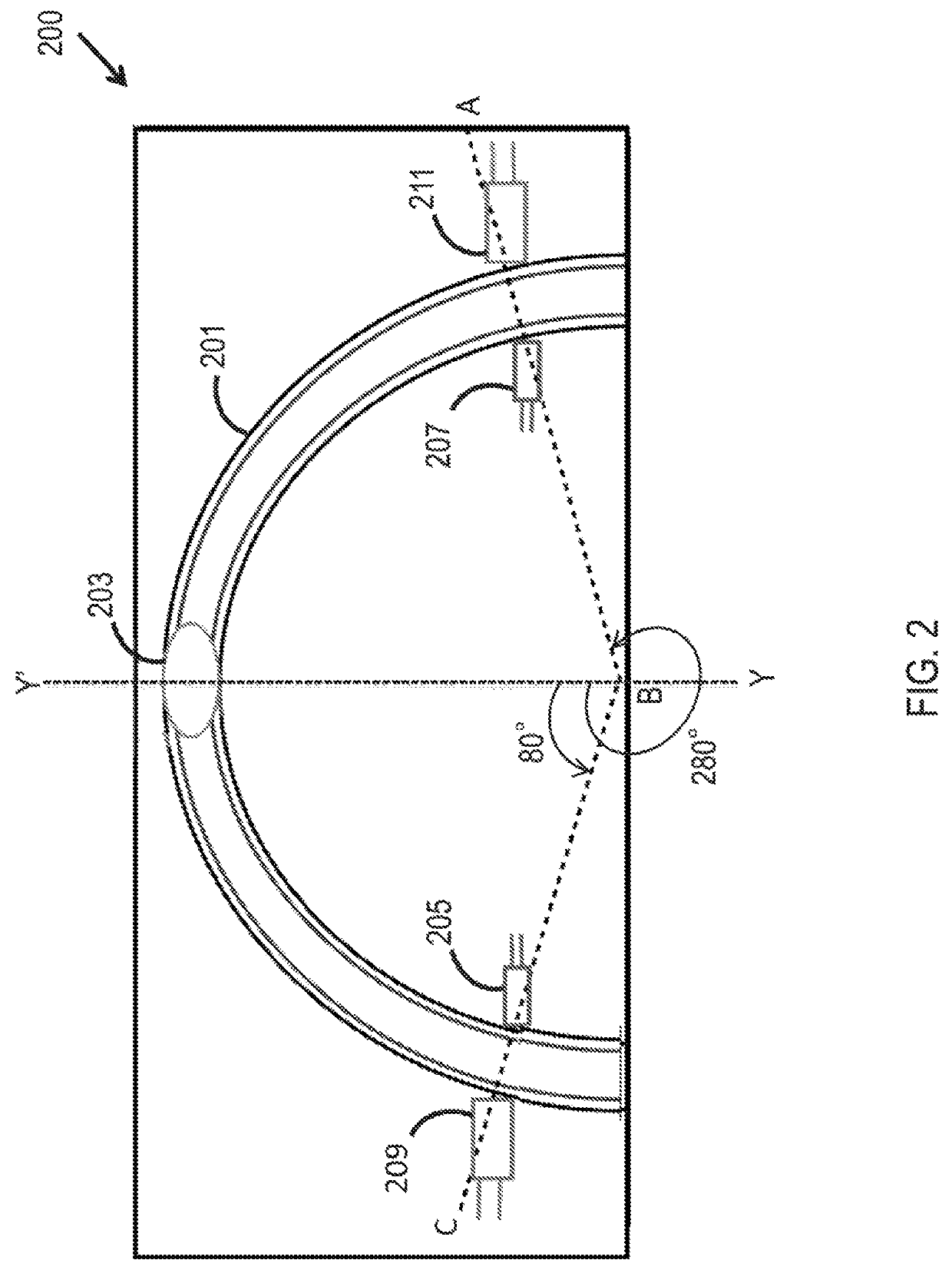 Vehicle rollover safety device utilizing a circular arc level