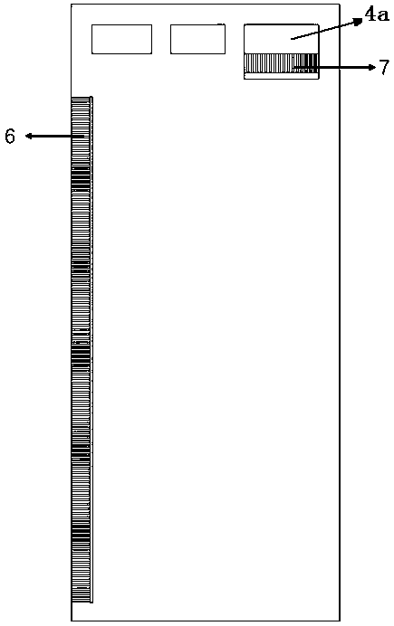 Short-range straight-line bipolar plate for fuel cell