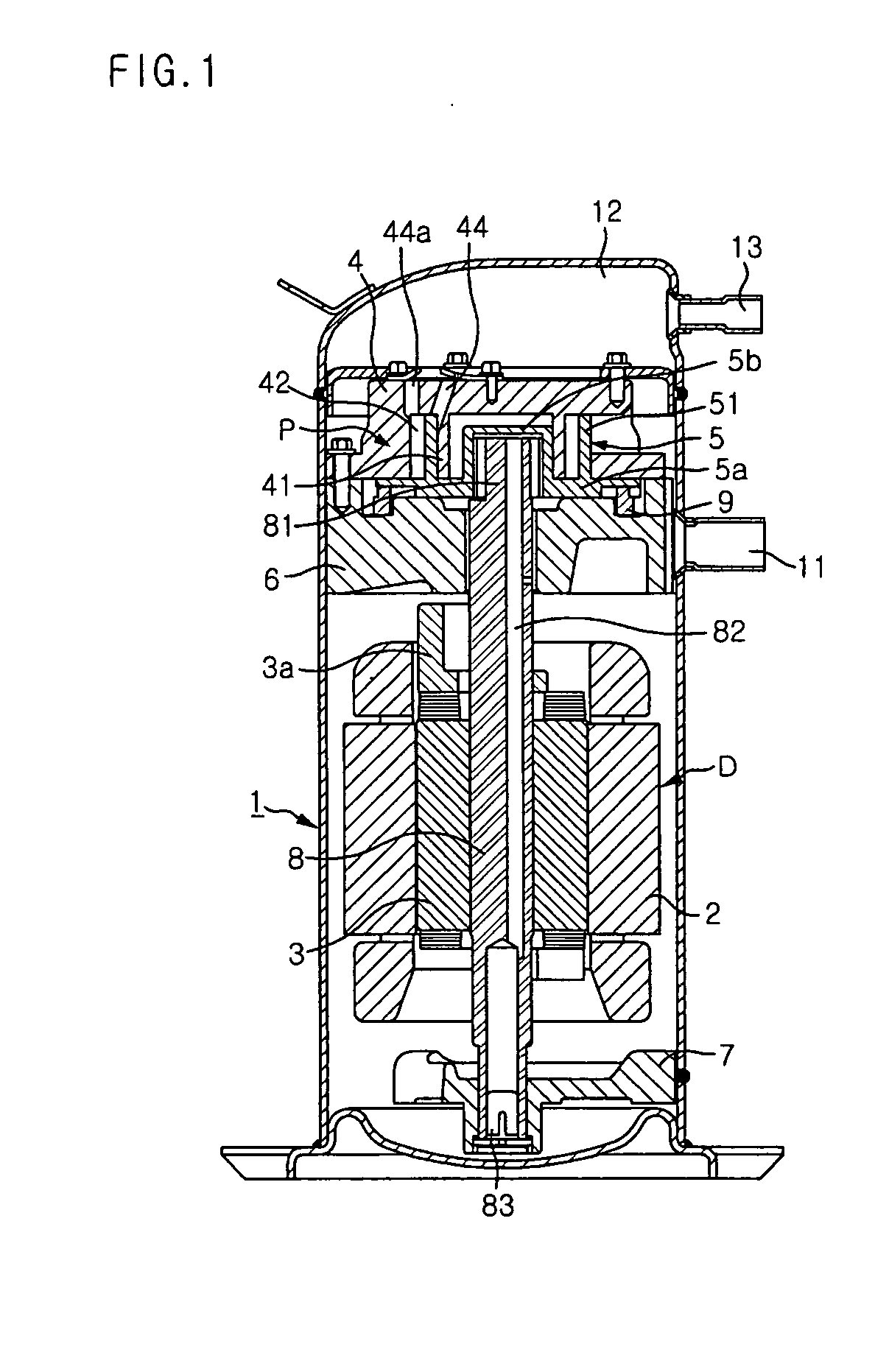 Capacity-changing unit of orbiting vane compressor