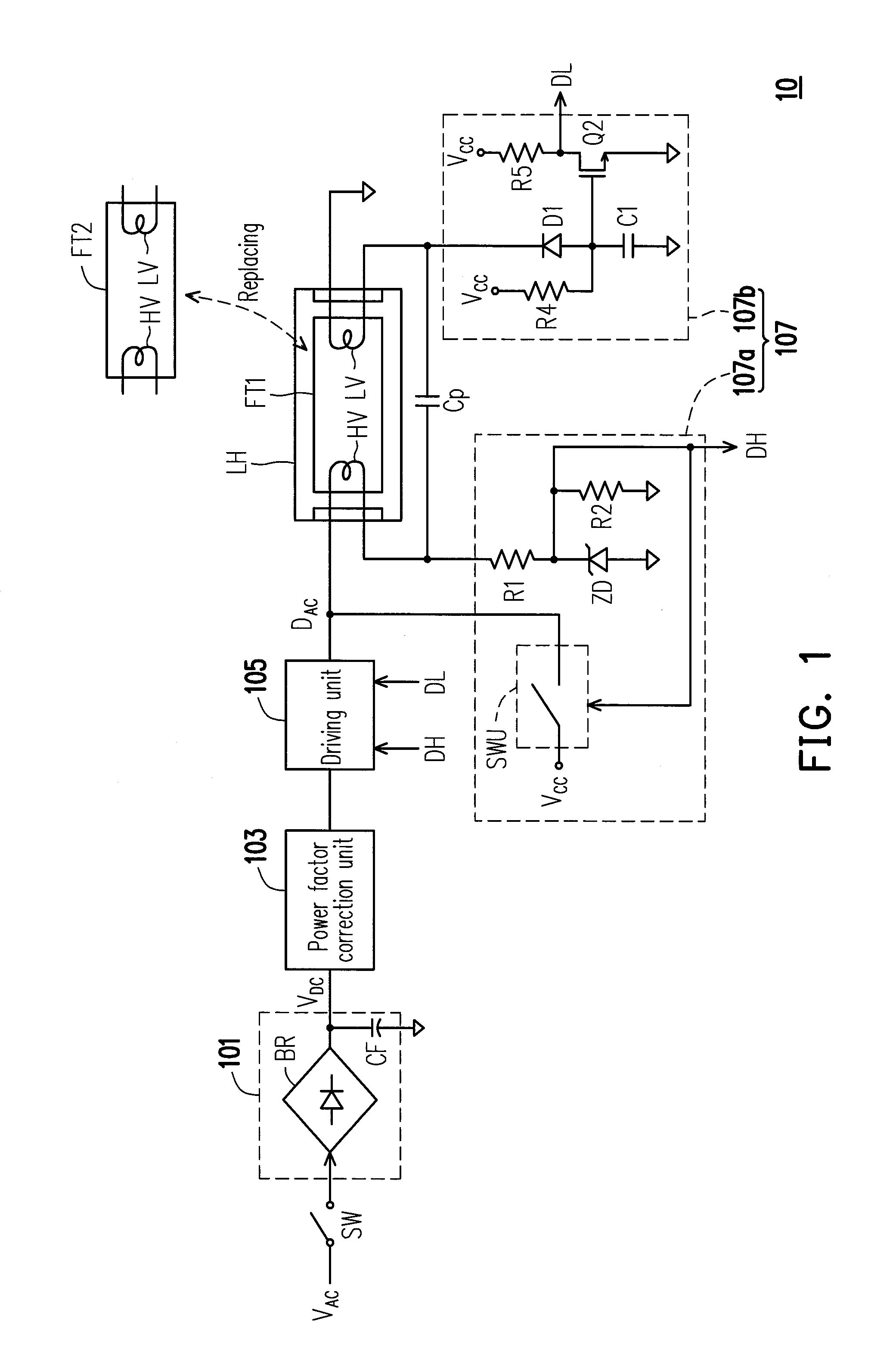 Driving apparatus for fluorescent tube and method thereof and illumination apparatus using the same