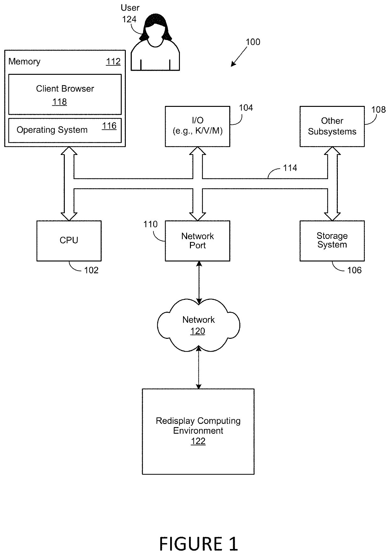 Redisplay computing with integrated data filtering