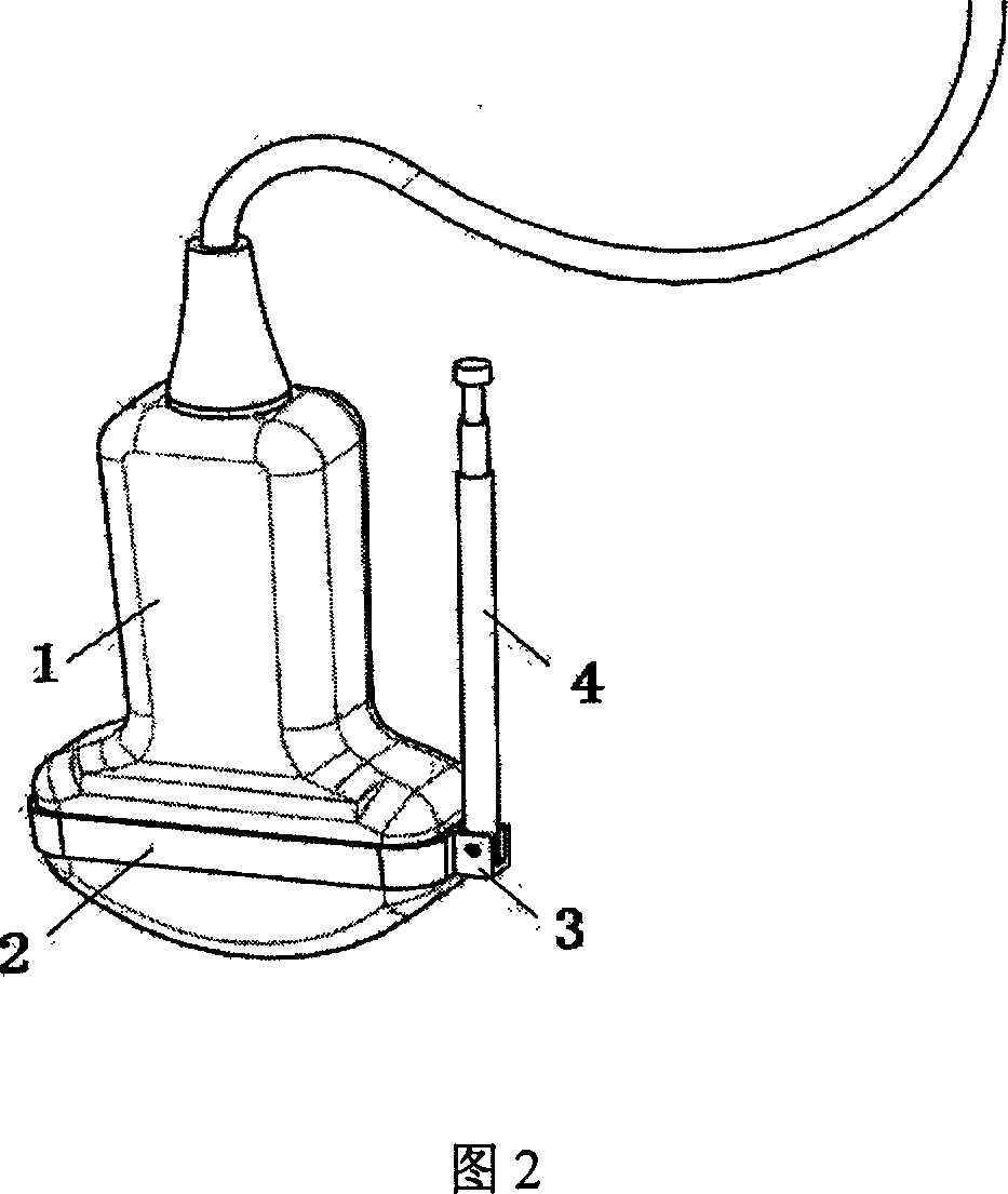 Collapsible ultrasonic positioning director