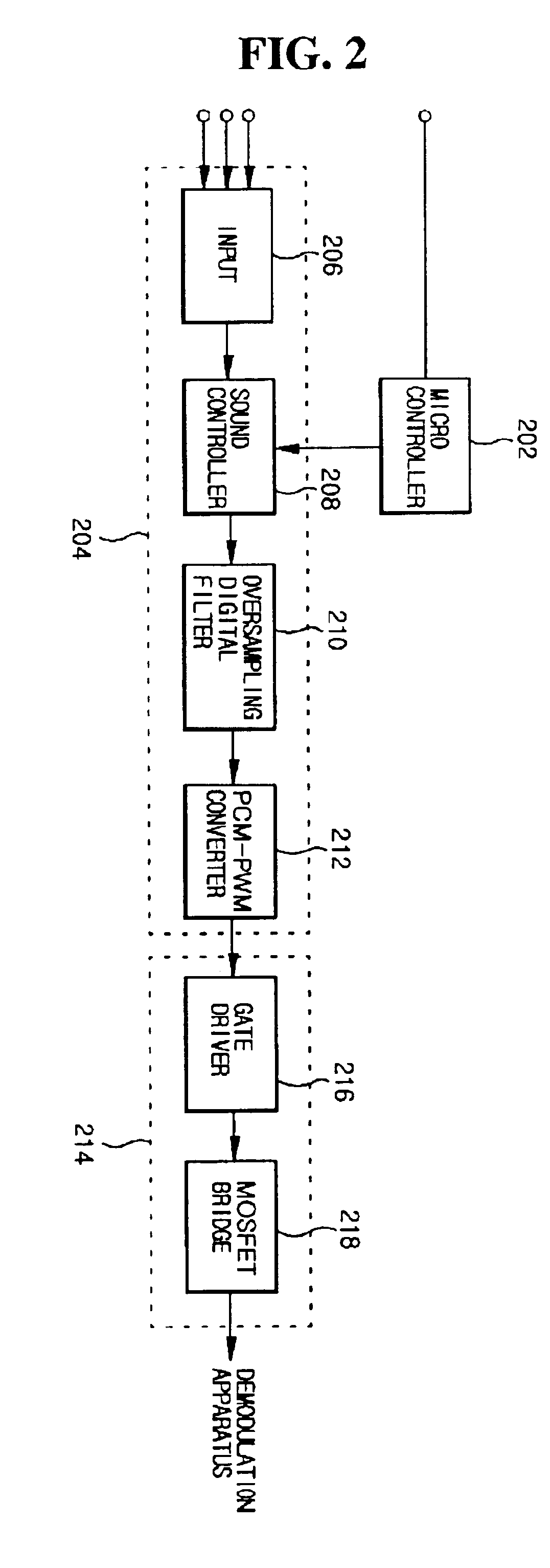 Demodulation apparatus for digital audio amplifier