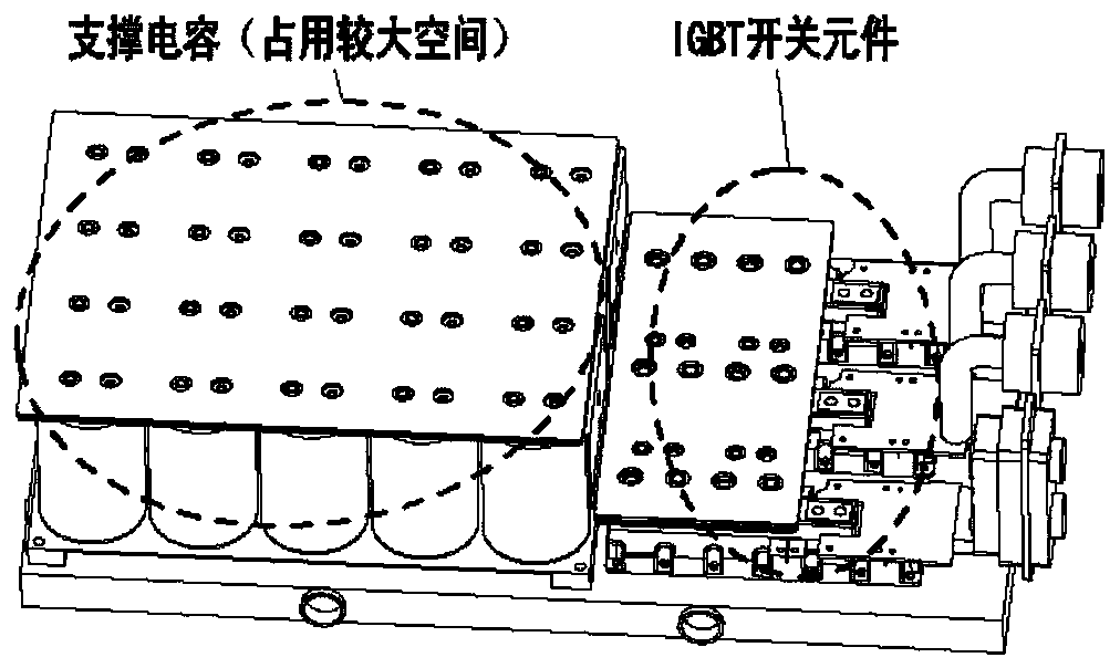 Self splicing combined plate type film capacitor