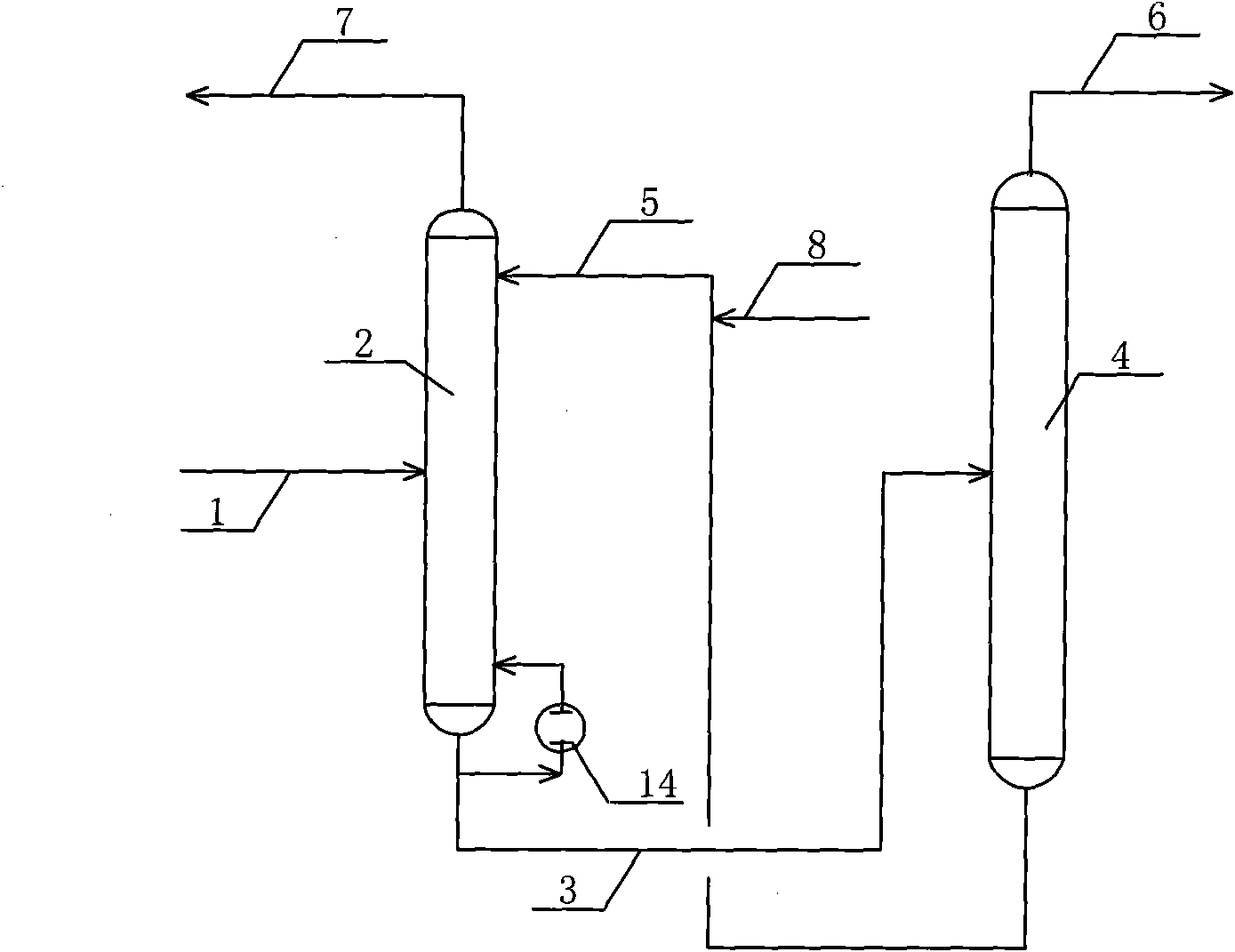 Refining method of virgin gas containing ethane used in process for preparing ethylbenzene by ethane