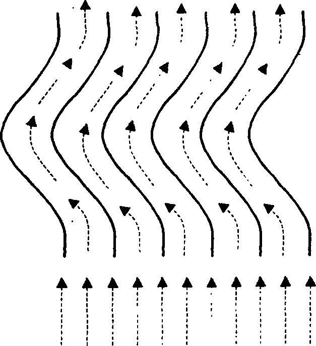 Energy-saving cylindrical collector equipped with flow guide plate