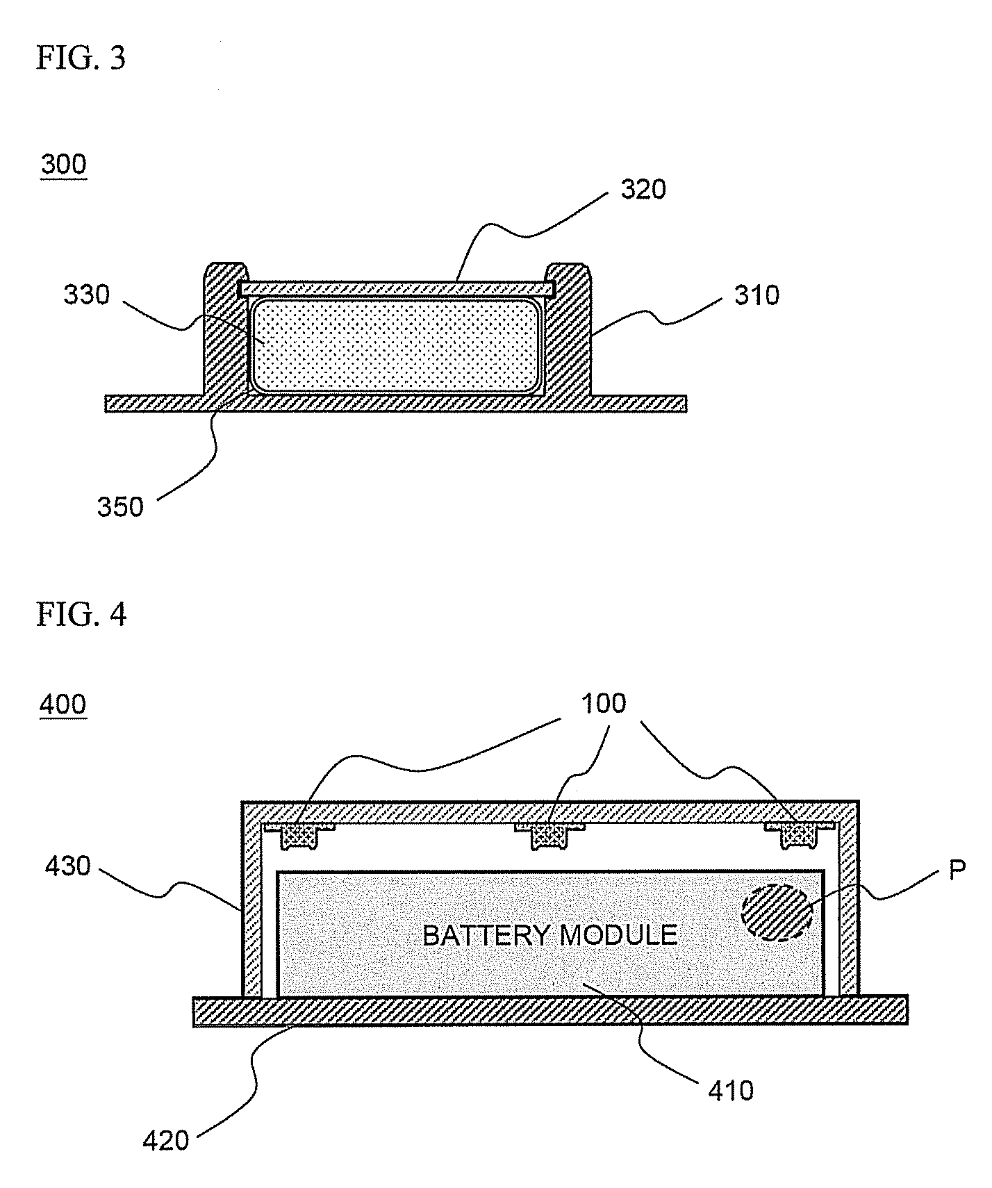 Medium- or large-sized battery pack having safety device