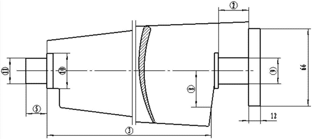 Forming method of aeroengine hollow guide vane