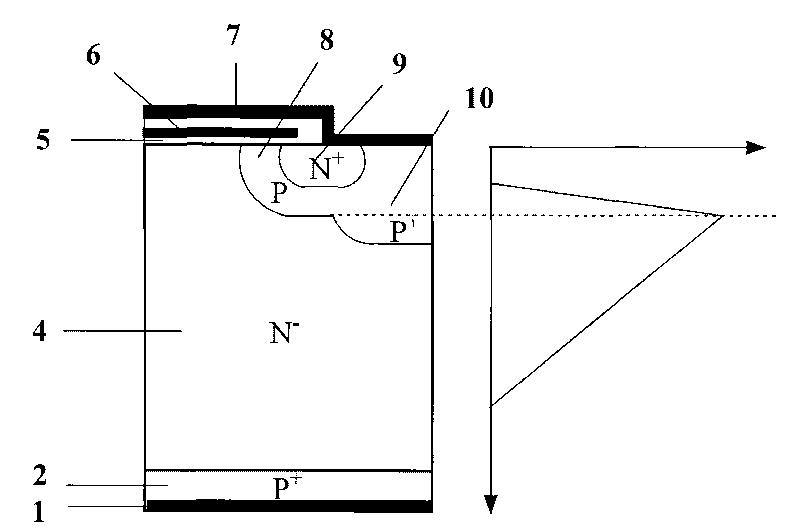 Carrier-storing grooved gate IGBT with P-type floating layer