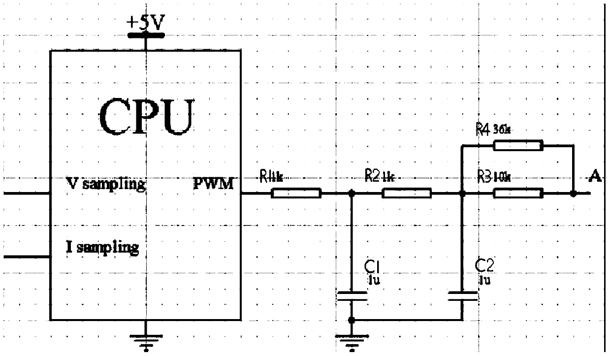 Practical circuit for controlling output voltage and current of charger through adopting PWM mode