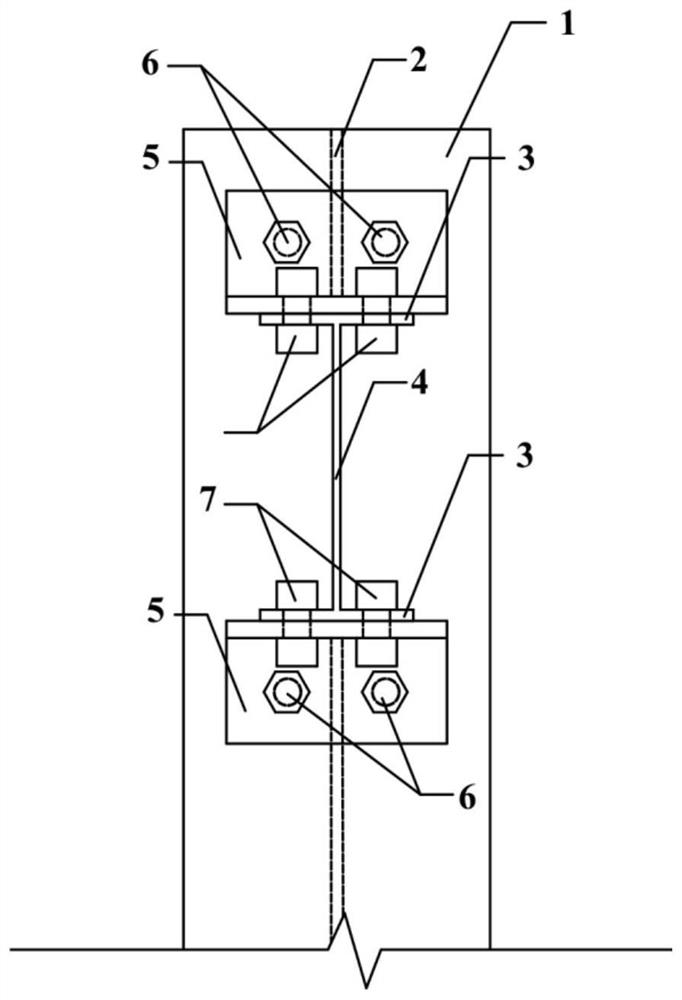 Assembled haunch support type top and bottom corner steel beam column connecting steel frame