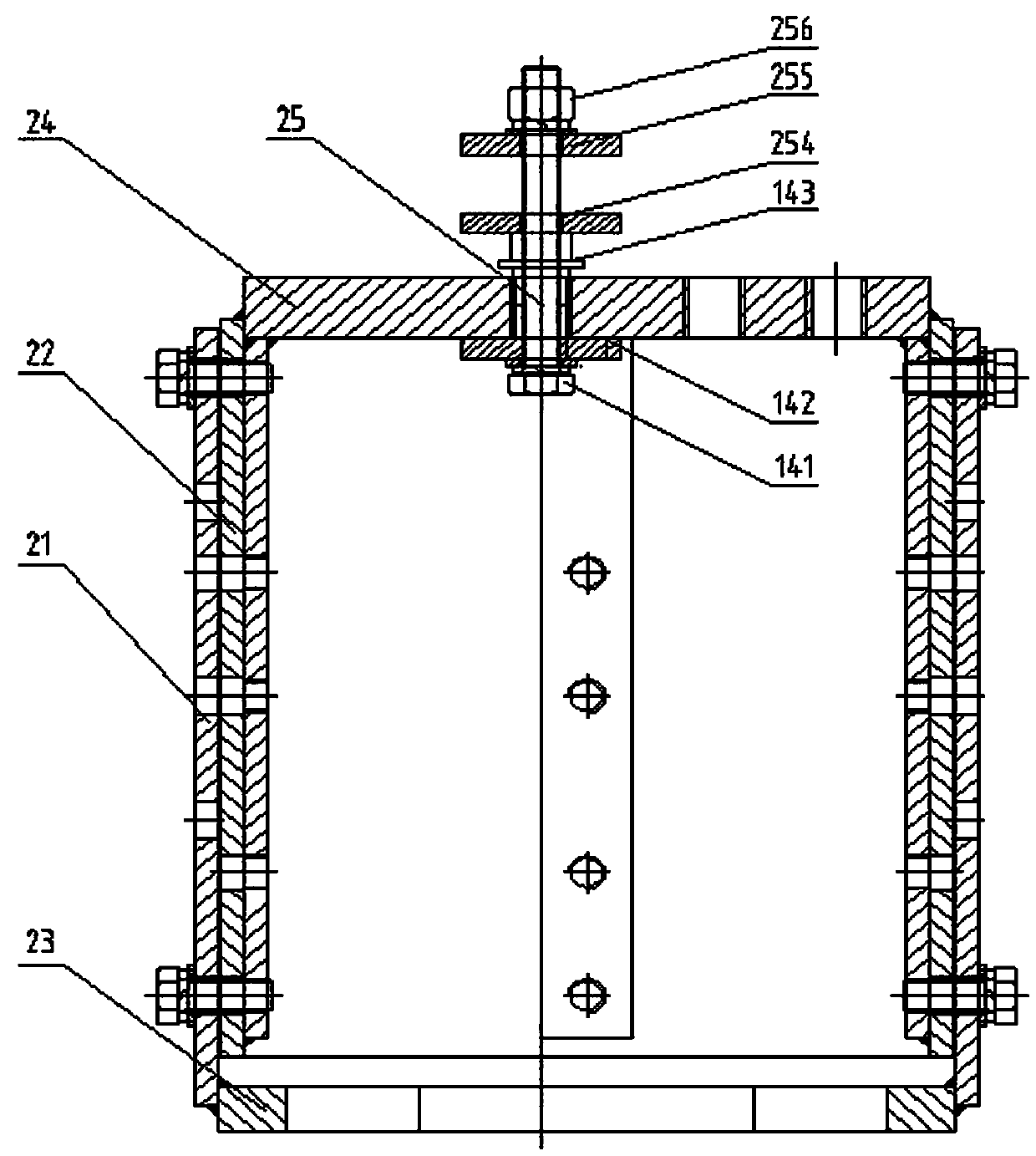 Pulping machine shell machining method and pulping machine shell locating fixture