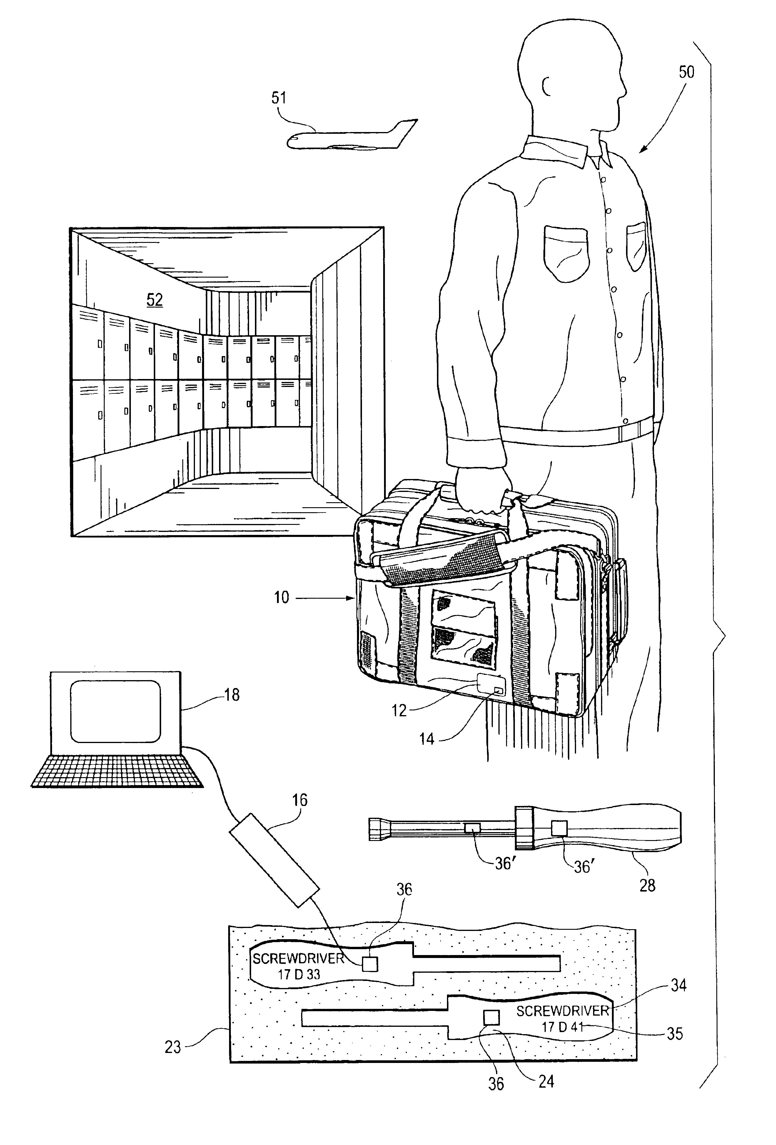 Method of tracking tools