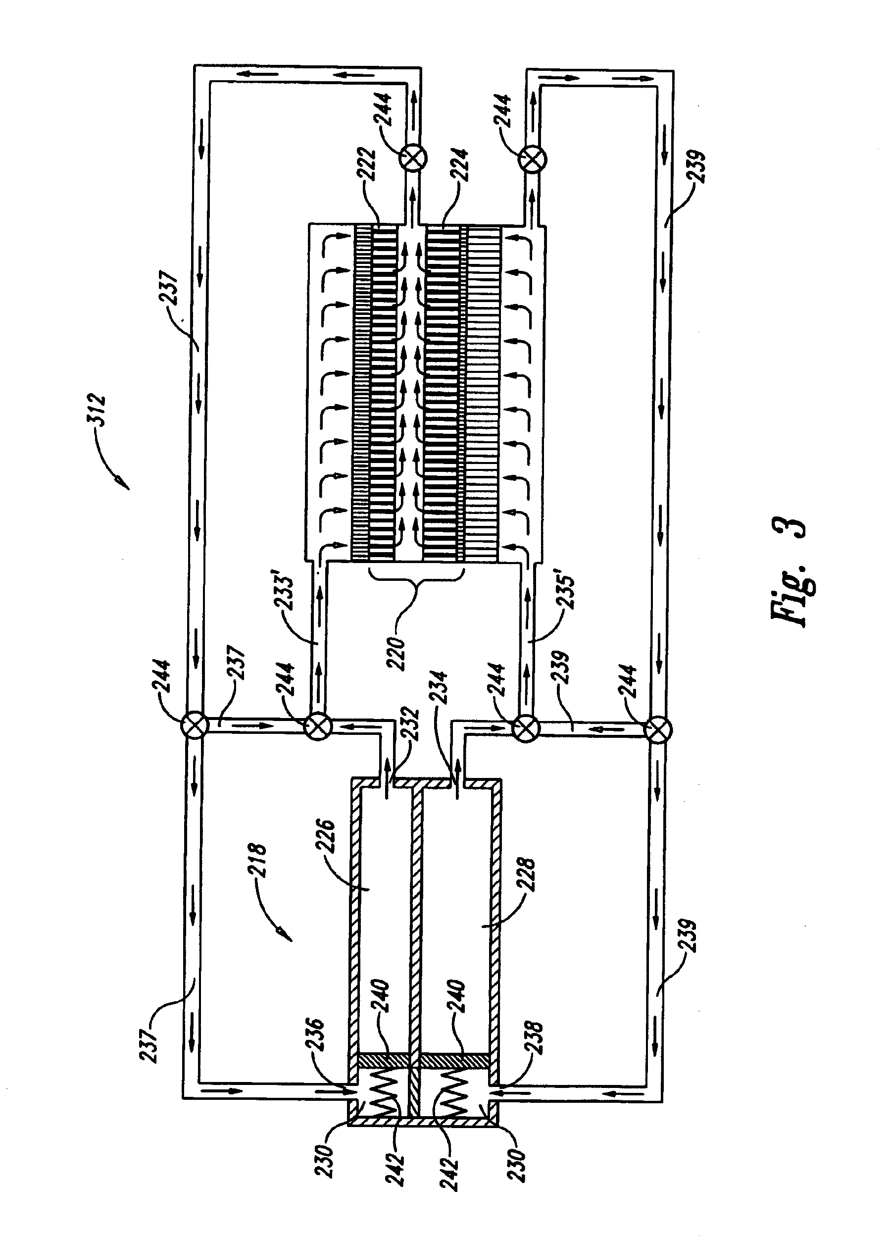 Fluid cell system reactant supply and effluent storage cartridges