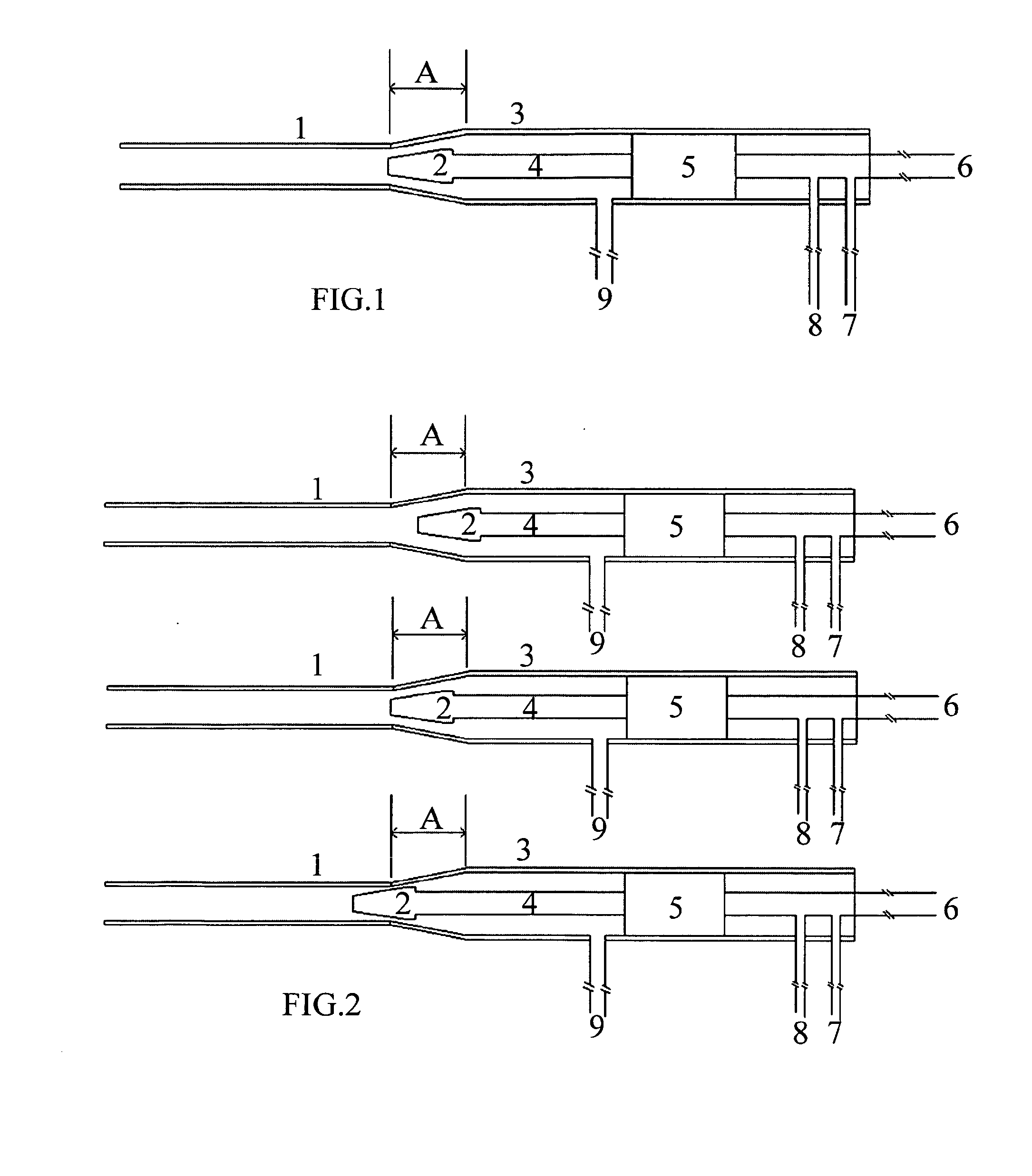 Atomizing nozzle device, atomizing process and use