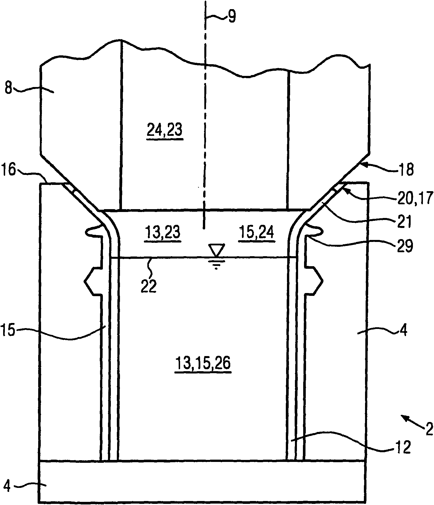 Method and mould arrangement for explosion forming