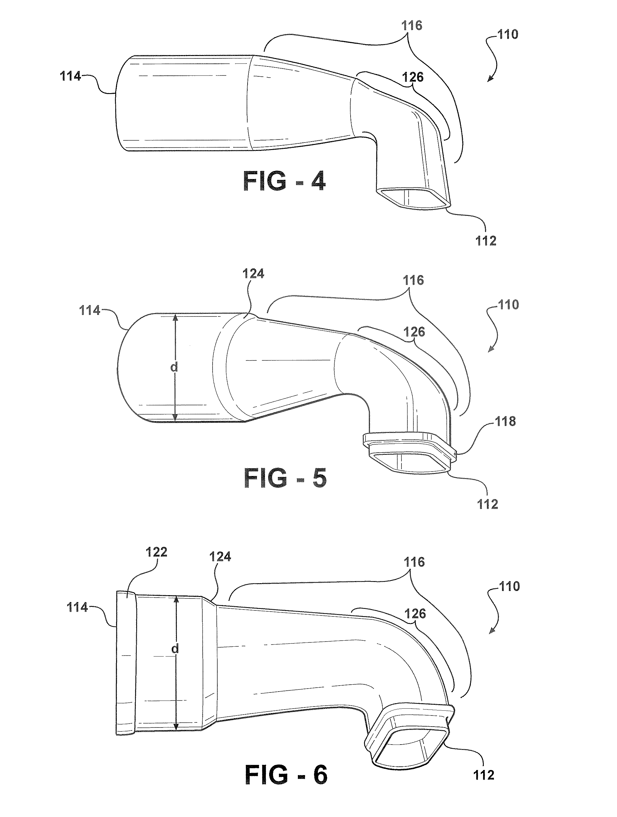 Method of forming a heater core connector