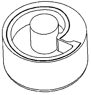 Structure of a separating disk used for blood continuous centrifugal separation