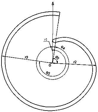 Structure of a separating disk used for blood continuous centrifugal separation