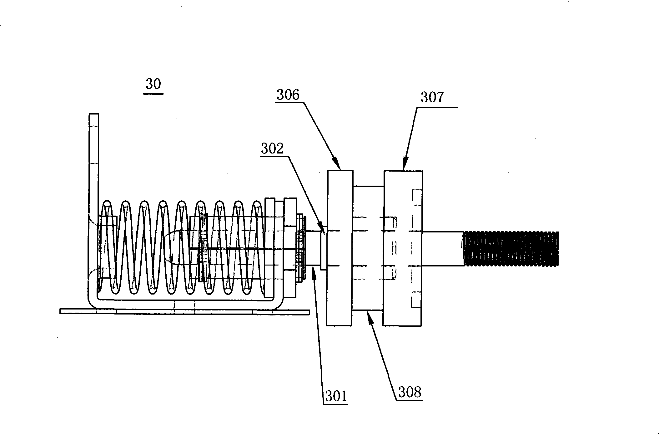 Automatic rapid plug-in mechanism