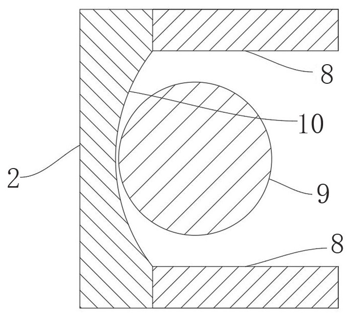 Cable installation adjusting frame for electric power engineering construction