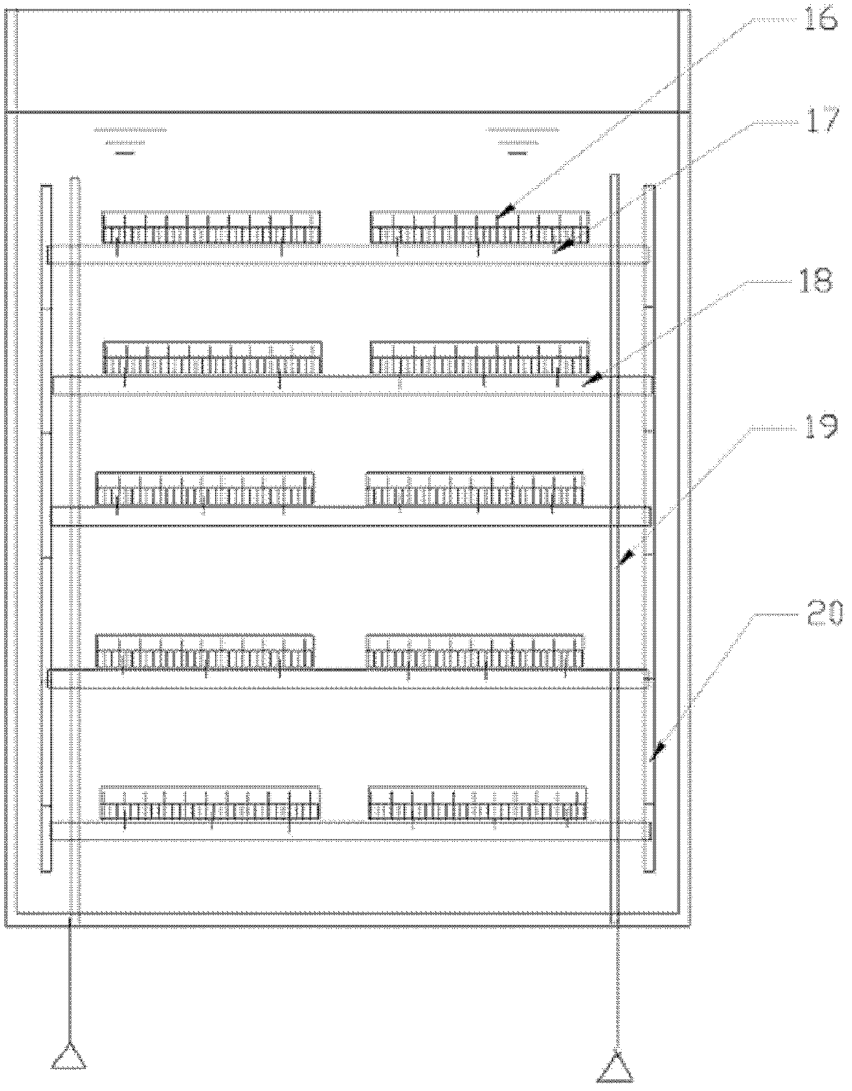 Full-automatic electroplating production line for semi-conductor lead frames