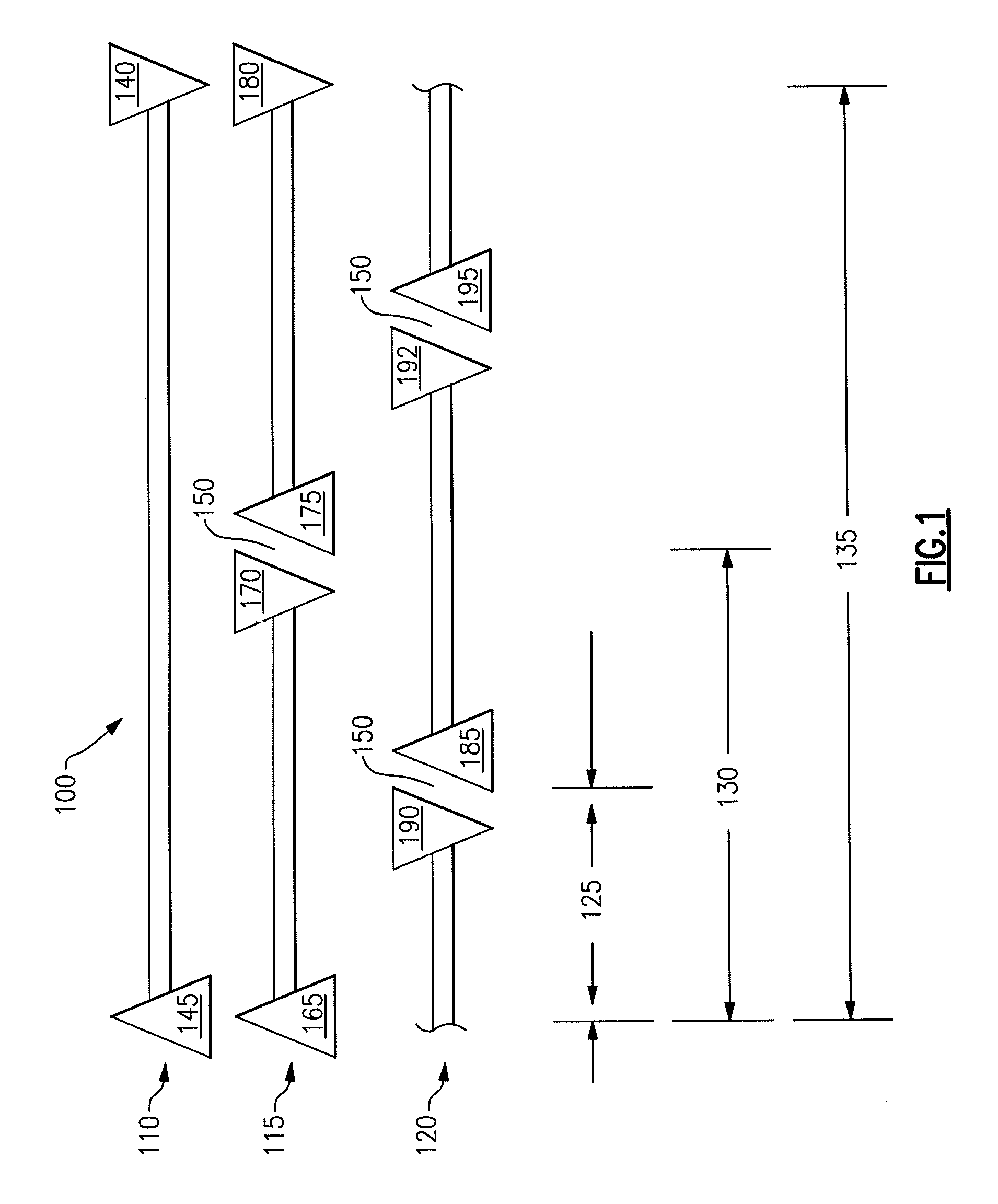 Split spin centrifugation of test elements